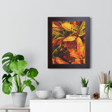 Multi Colored Croton Leaves Poster | Vertical Frame