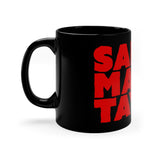 11oz Black Mug - Santimanitay design