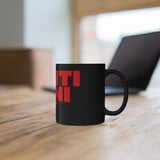 11oz Black Mug - Santimanitay design