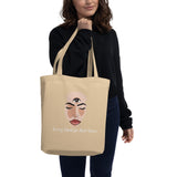 Black Eco Tote Bag - Every Shut Eye Ain't Sleep design