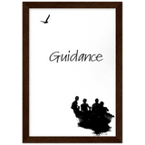 Premium Matte Paper Wooden Framed Poster | Guidance