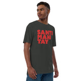 Black Unisex premium viscose hemp T-shirt - Santimanitay design